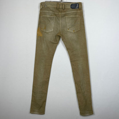 【現状渡し品】【メンズ】 DIESEL ディーゼル SLEENKER DENIM PANTS スリンカー デニム パンツ ボトムス ジーンズ 152-260801-sa-27-tei サイズ：27 カラー：ブラウン 万代Net店