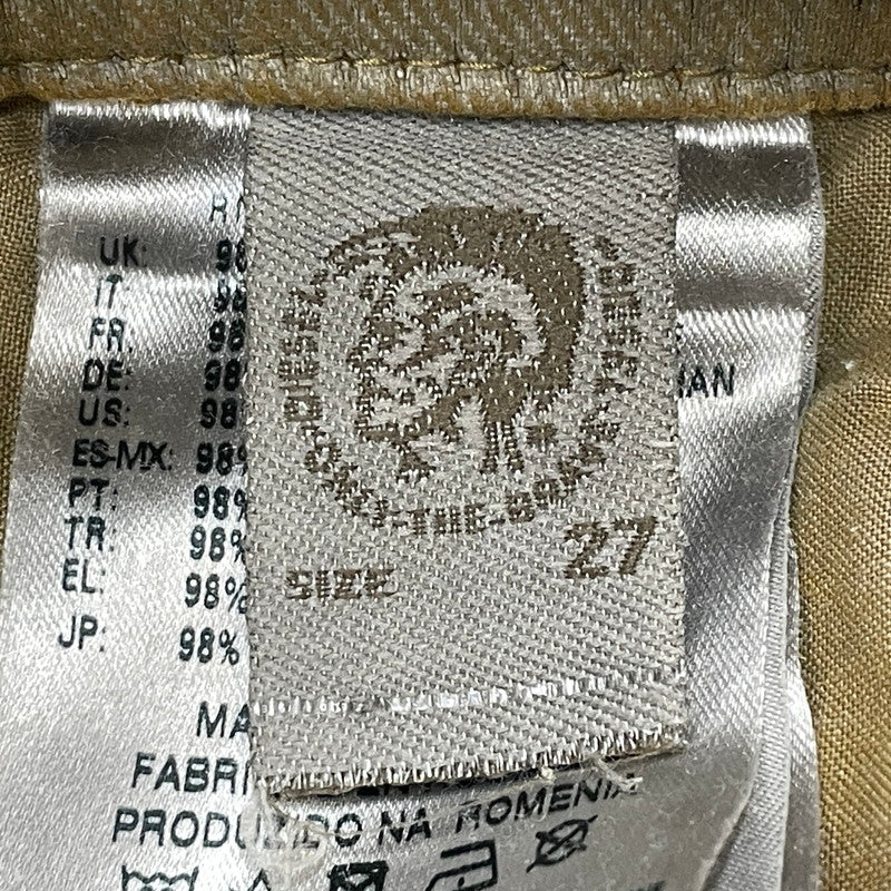 【現状渡し品】【メンズ】 DIESEL ディーゼル SLEENKER DENIM PANTS スリンカー デニム パンツ ボトムス ジーンズ 152-260801-sa-27-tei サイズ：27 カラー：ブラウン 万代Net店