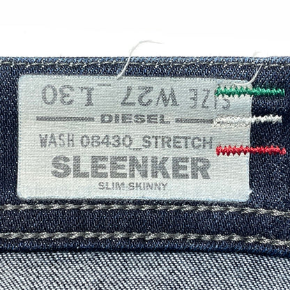 【中古品】【メンズ】 DIESEL ディーゼル SLEENKER DENIM PANTS スリンカー デニム パンツ ボトムス 152-260813-sa-01-tei サイズ：27 カラー：インディゴ 万代Net店