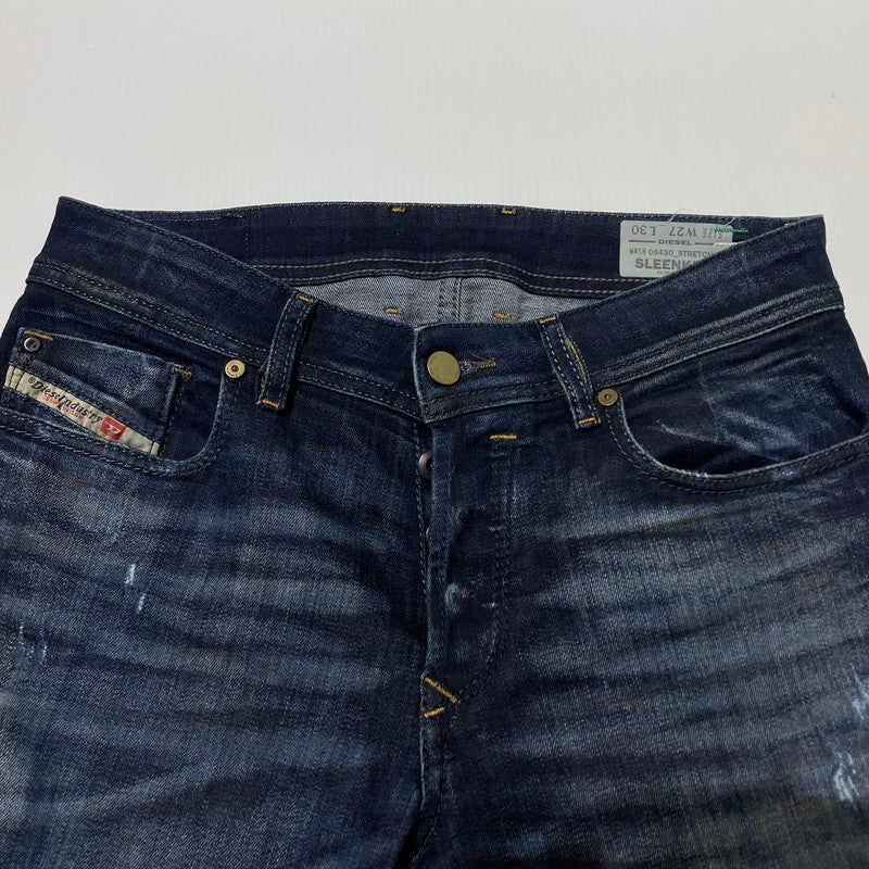 【中古品】【メンズ】 DIESEL ディーゼル SLEENKER DENIM PANTS スリンカー デニム パンツ ボトムス 152-260813-sa-01-tei サイズ：27 カラー：インディゴ 万代Net店