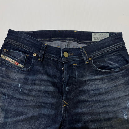 【中古品】【メンズ】 DIESEL ディーゼル SLEENKER DENIM PANTS スリンカー デニム パンツ ボトムス 152-260813-sa-01-tei サイズ：27 カラー：インディゴ 万代Net店