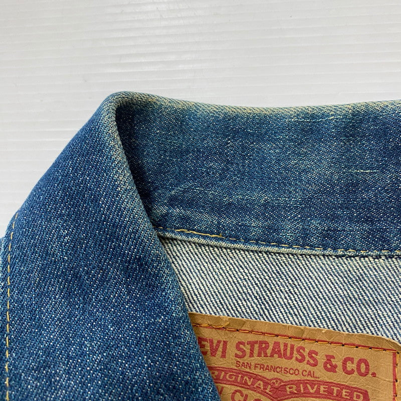 【中古品】【メンズ】 90's 3RD TYPE TRACKER JACKET 71557-0214 90年代 サードタイプ トラッカー ジャケット ライトアウター デニムジャケット Gジャン 145-260420-KS-09-fuzh サイズ：38 カラー：インディゴ 万代Net店