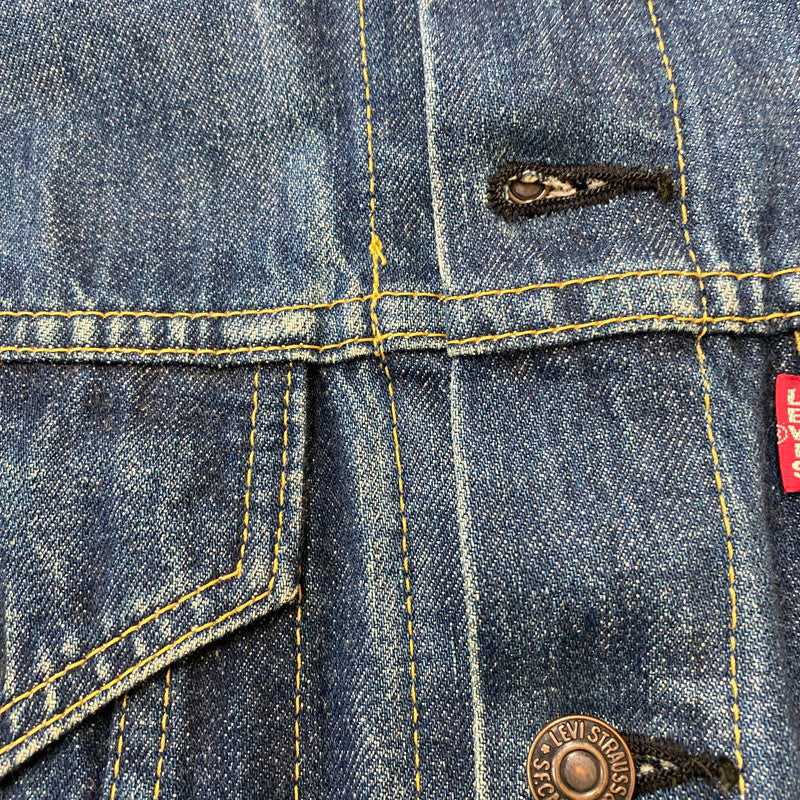【中古品】【メンズ】 90's 3RD TYPE TRACKER JACKET 71557-0214 90年代 サードタイプ トラッカー ジャケット ライトアウター デニムジャケット Gジャン 145-260420-KS-09-fuzh サイズ：38 カラー：インディゴ 万代Net店