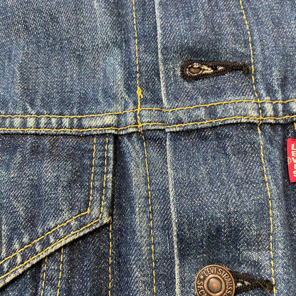 【中古品】【メンズ】 90's 3RD TYPE TRACKER JACKET 71557-0214 90年代 サードタイプ トラッカー ジャケット ライトアウター デニムジャケット Gジャン 145-260420-KS-09-fuzh サイズ：38 カラー：インディゴ 万代Net店