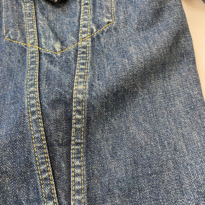 【中古品】【メンズ】 90's 3RD TYPE TRACKER JACKET 71557-0214 90年代 サードタイプ トラッカー ジャケット ライトアウター デニムジャケット Gジャン 145-260420-KS-09-fuzh サイズ：38 カラー：インディゴ 万代Net店