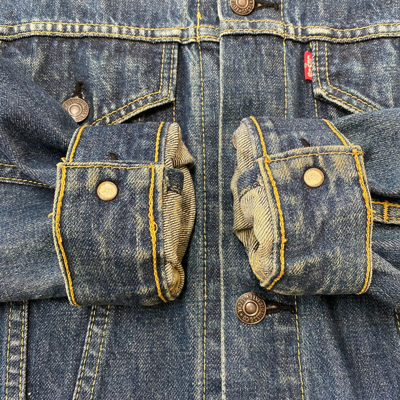 【中古品】【メンズ】 90's 3RD TYPE TRACKER JACKET 71557-0214 90年代 サードタイプ トラッカー ジャケット ライトアウター デニムジャケット Gジャン 145-260420-KS-09-fuzh サイズ：38 カラー：インディゴ 万代Net店