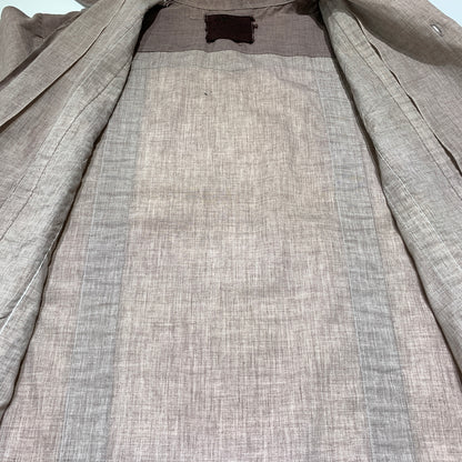 【現状渡し品】【メンズ】 GUAYABERA グァジャベーラ CUBAN SHIRT VINTAGE キューバシャツ 半袖 トップス ヴィンテージ 145-260716-ko-09-tei サイズ：M カラー：茶/紫系 万代Net店