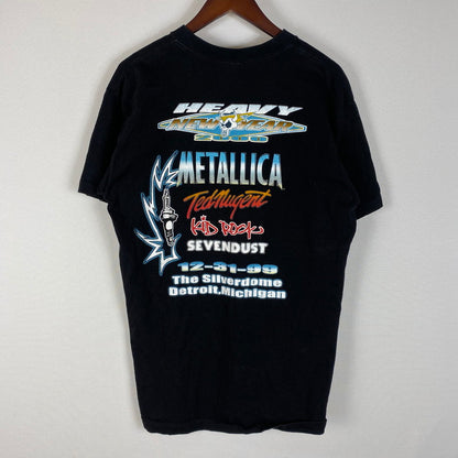 【中古品】【メンズ】 TOUR CHAMP ツアーチャンプ 90’s METALLICA MORTER CITY MILLENNIUM TOUR TEE 90年代 メタリカ モルタルシティ ミレニアム ツアー Tシャツ 半袖 トップス 145-260418-ks-03-tei サイズ：L カラー：ブラック 万代Net店