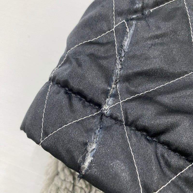 【現状渡し品】【メンズ】 adidas アディダス ARM QUILTED FLEECE JACKET AA-5147 アーム キルティング フリースジャケット アウター デサント社製 148-260415-ks-10-tei サイズ：L カラー：グレー 万代Net店