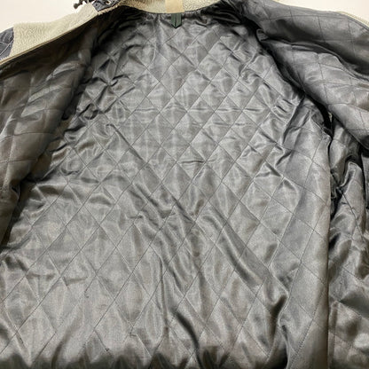 【現状渡し品】【メンズ】 adidas アディダス ARM QUILTED FLEECE JACKET AA-5147 アーム キルティング フリースジャケット アウター デサント社製 148-260415-ks-10-tei サイズ：L カラー：グレー 万代Net店