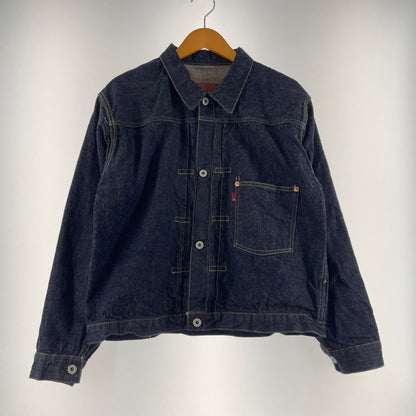 【中古品】【メンズ】 WW2 MODEL BROWN COTTON DENIM JACKET S2107-24 大戦モデル ブラウンコットン デニムジャケット ライトアウター 145-260417-yo-07-fuzh サイズ：38(M) カラー：インディゴ 万代Net店
