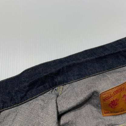 【中古品】【メンズ】 WW2 MODEL BROWN COTTON DENIM JACKET S2107-24 大戦モデル ブラウンコットン デニムジャケット ライトアウター 145-260417-yo-07-fuzh サイズ：38(M) カラー：インディゴ 万代Net店