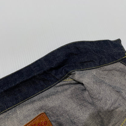 【中古品】【メンズ】 WW2 MODEL BROWN COTTON DENIM JACKET S2107-24 大戦モデル ブラウンコットン デニムジャケット ライトアウター 145-260417-yo-07-fuzh サイズ：38(M) カラー：インディゴ 万代Net店