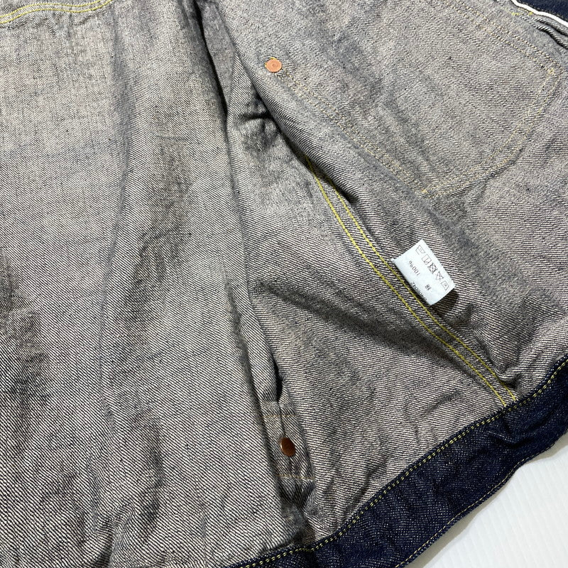 【中古品】【メンズ】 WW2 MODEL BROWN COTTON DENIM JACKET S2107-24 大戦モデル ブラウンコットン デニムジャケット ライトアウター 145-260417-yo-07-fuzh サイズ：38(M) カラー：インディゴ 万代Net店
