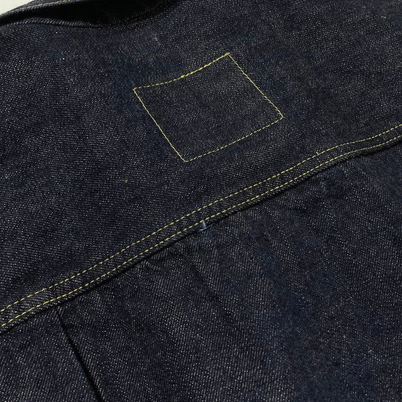【中古品】【メンズ】 WW2 MODEL BROWN COTTON DENIM JACKET S2107-24 大戦モデル ブラウンコットン デニムジャケット ライトアウター 145-260417-yo-07-fuzh サイズ：38(M) カラー：インディゴ 万代Net店