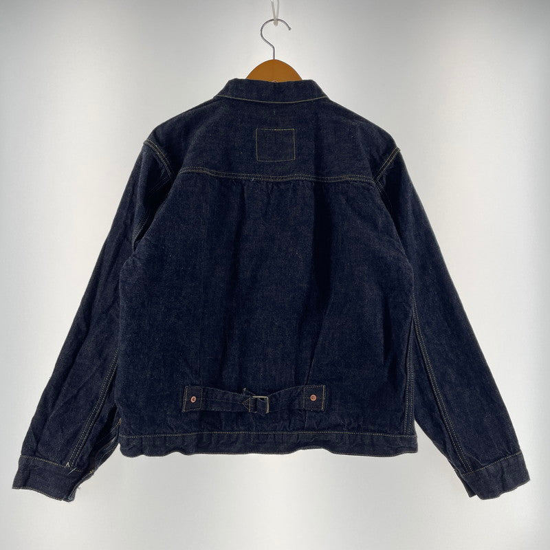 【中古品】【メンズ】 WW2 MODEL BROWN COTTON DENIM JACKET S2107-24 大戦モデル ブラウンコットン デニムジャケット ライトアウター 145-260417-yo-07-fuzh サイズ：38(M) カラー：インディゴ 万代Net店