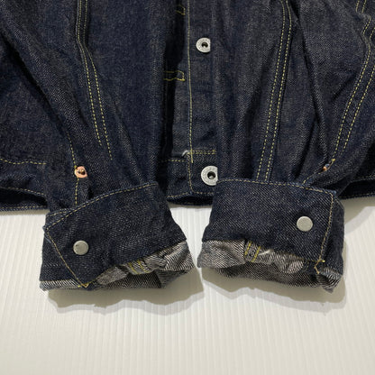 【中古品】【メンズ】 WW2 MODEL BROWN COTTON DENIM JACKET S2107-24 大戦モデル ブラウンコットン デニムジャケット ライトアウター 145-260417-yo-07-fuzh サイズ：38(M) カラー：インディゴ 万代Net店