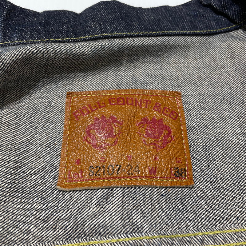 【中古品】【メンズ】 WW2 MODEL BROWN COTTON DENIM JACKET S2107-24 大戦モデル ブラウンコットン デニムジャケット ライトアウター 145-260417-yo-07-fuzh サイズ：38(M) カラー：インディゴ 万代Net店