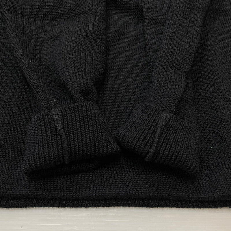 【中古品】【メンズ】 SEA MANS SWEATER シー マンズ セーター トップス ニット プルオーバー 140-260418-ko-05-fuzh サイズ：38 カラー：ブラック 万代Net店