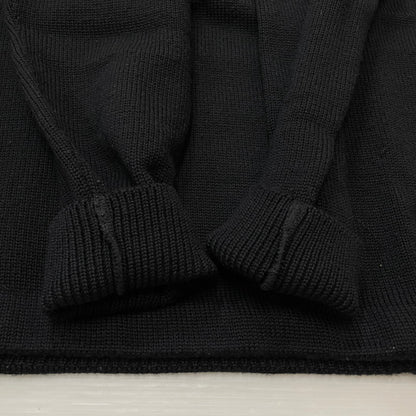 【中古品】【メンズ】 SEA MANS SWEATER シー マンズ セーター トップス ニット プルオーバー 140-260418-ko-05-fuzh サイズ：38 カラー：ブラック 万代Net店