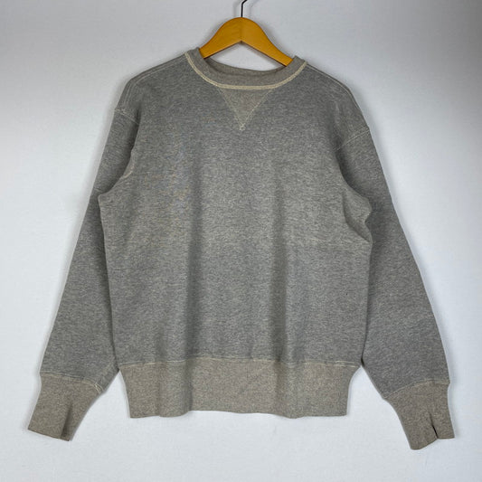 【中古品】【メンズ】 SET-IN SLEEVE SWEAT セットイン スリーブ スウェット トップス プルオーバー トレーナー 145-260418-ko-01-fuzh サイズ：40 カラー：グレー 万代Net店