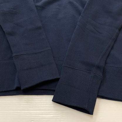 【中古品】【メンズ】 MERZ B.SCHWANEN メルツベーシュヴァーネン LOOPWHEELED SWEATSHIRT 3S48 ループホイール スウェット トップス トレーナー プルオーバー 141-260418-ko-02-tei サイズ：M カラー：ネイビー 万代Net店