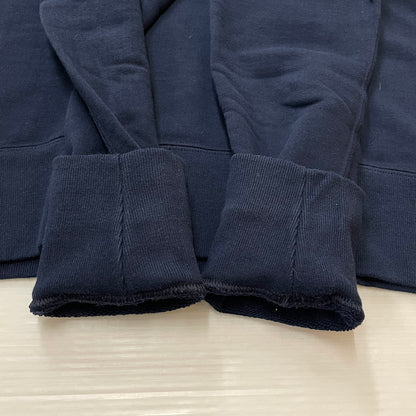 【中古品】【メンズ】 MERZ B.SCHWANEN メルツベーシュヴァーネン LOOPWHEELED SWEATSHIRT 3S48 ループホイール スウェット トップス トレーナー プルオーバー 141-260418-ko-02-tei サイズ：M カラー：ネイビー 万代Net店
