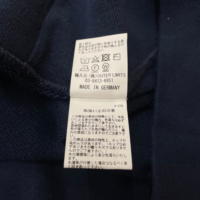【中古品】【メンズ】 MERZ B.SCHWANEN メルツベーシュヴァーネン LOOPWHEELED SWEATSHIRT 3S48 ループホイール スウェット トップス トレーナー プルオーバー 141-260418-ko-02-tei サイズ：M カラー：ネイビー 万代Net店