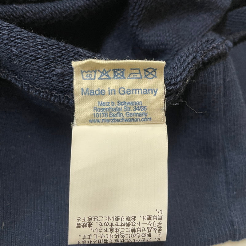 【中古品】【メンズ】 MERZ B.SCHWANEN メルツベーシュヴァーネン LOOPWHEELED SWEATSHIRT 3S48 ループホイール スウェット トップス トレーナー プルオーバー 141-260418-ko-02-tei サイズ：M カラー：ネイビー 万代Net店