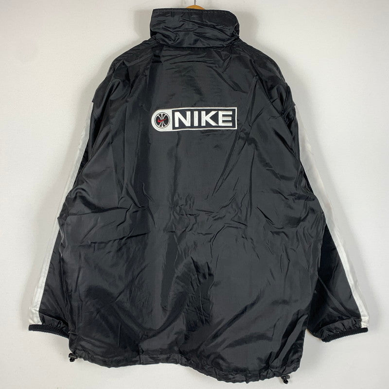 【中古品】【メンズ】 NIKE ナイキ 90’s NYLON JACKET 90年代 ナイロン ジャケット アウター フルジップ 148-260419-ko-02-tei サイズ：L カラー：ブラック 万代Net店