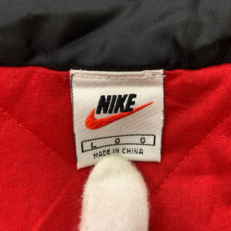 【中古品】【メンズ】 NIKE ナイキ 90’s NYLON JACKET 90年代 ナイロン ジャケット アウター フルジップ 148-260419-ko-02-tei サイズ：L カラー：ブラック 万代Net店
