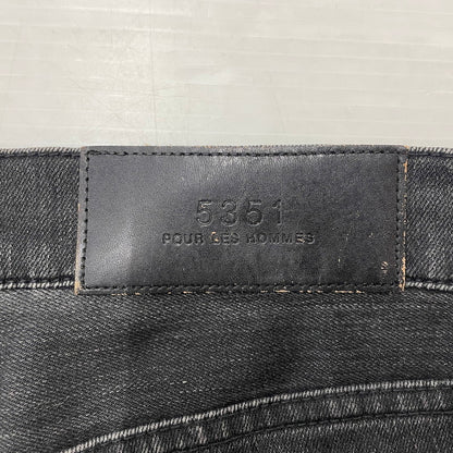 【中古品】【メンズ】 5351POUR LES HOMMES 5351プール オム DENIM PANTS MADE IN JAPAN デニムパンツ ボトムス ジーンズ 日本製 158-260620-ss-03-tei サイズ：44 カラー：ブラック 万代Net店
