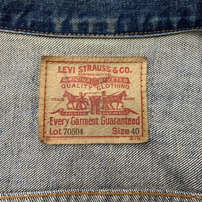 【中古品】【メンズ】 3RD DENIM JACKET 70504-00 サード デニム ジャケット アウター Gジャン 145-260419-ko-08-fuzh サイズ：40 カラー：インディゴ 万代Net店