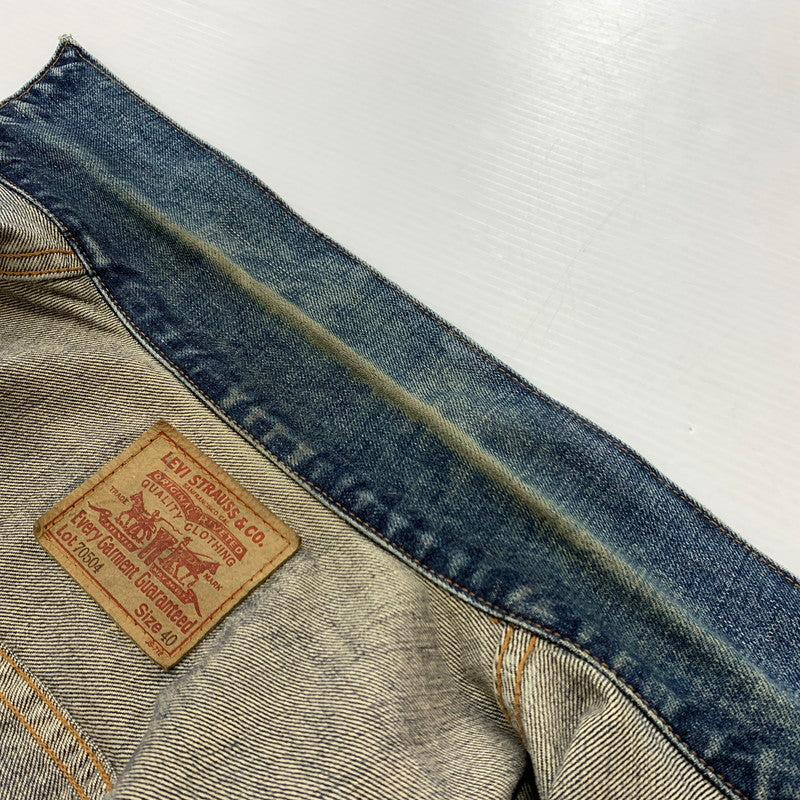 【中古品】【メンズ】 3RD DENIM JACKET 70504-00 サード デニム ジャケット アウター Gジャン 145-260419-ko-08-fuzh サイズ：40 カラー：インディゴ 万代Net店