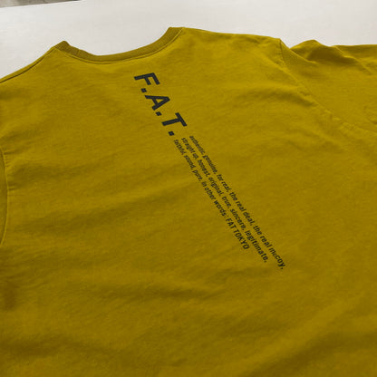 【中古品】【メンズ】 FAT エフエーティー OTEE L L/S TEE F32020-CT10 ロングスリーブTシャツ 長袖トップス カットソー 142-260711-ss-05-tei サイズ：FAT カラー：マスタード 万代Net店