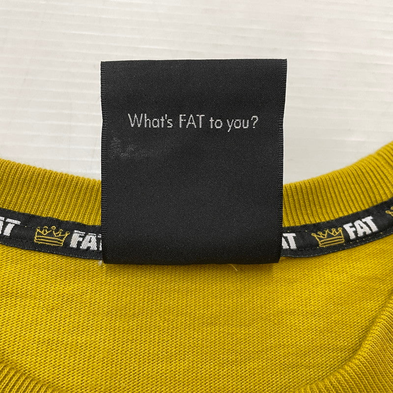 【中古品】【メンズ】 FAT エフエーティー OTEE L L/S TEE F32020-CT10 ロングスリーブTシャツ 長袖トップス カットソー 142-260711-ss-05-tei サイズ：FAT カラー：マスタード 万代Net店