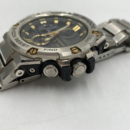 【中古品】【メンズ】 G-SHOCK ジーショック G-STEEL GST-B100D-1A9JF ジー スティール ウォッチ 腕時計 タフソーラー 196-260503-ko-11-tei カラー：シルバー 万代Net店