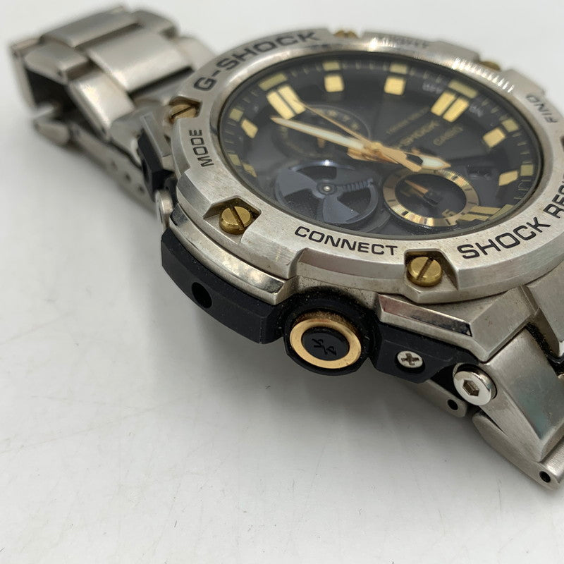 【中古品】【メンズ】 G-SHOCK ジーショック G-STEEL GST-B100D-1A9JF ジー スティール ウォッチ 腕時計 タフソーラー 196-260503-ko-11-tei カラー：シルバー 万代Net店