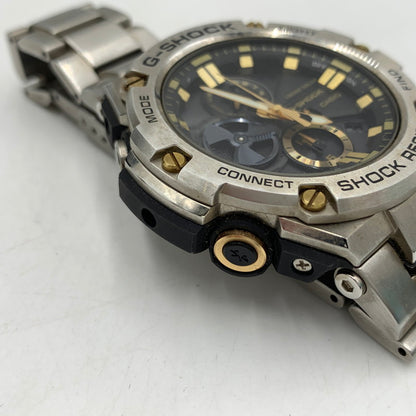 【中古品】【メンズ】 G-SHOCK ジーショック G-STEEL GST-B100D-1A9JF ジー スティール ウォッチ 腕時計 タフソーラー 196-260503-ko-11-tei カラー：シルバー 万代Net店