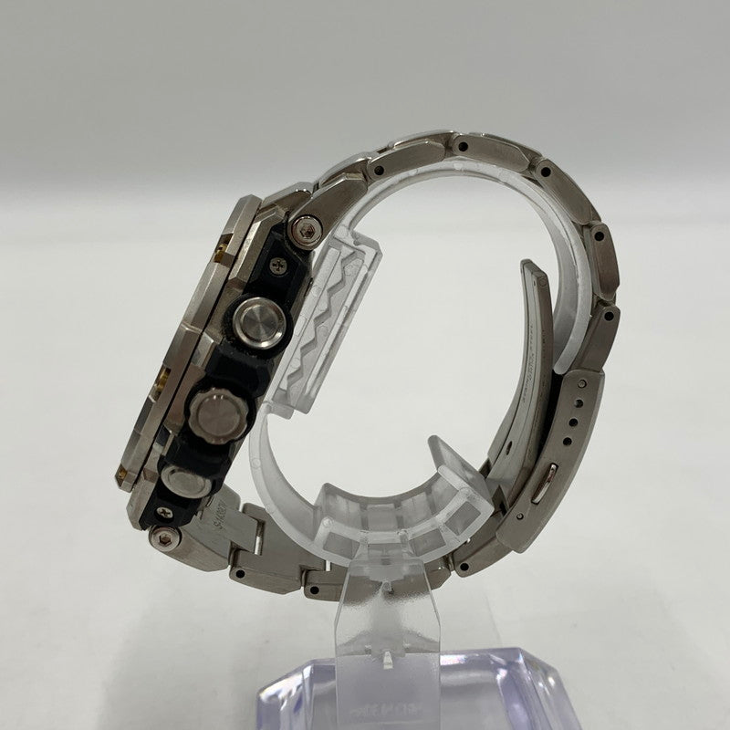 【中古品】【メンズ】 G-SHOCK ジーショック G-STEEL GST-B100D-1A9JF ジー スティール ウォッチ 腕時計 タフソーラー 196-260503-ko-11-tei カラー：シルバー 万代Net店
