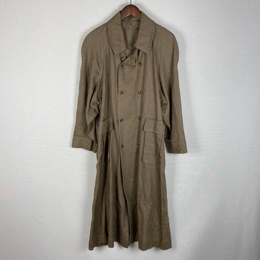 【中古品】【メンズ】 NICOLE ニコル LONG LINEN COAT ロング リネンコート ライトアウター MITSUHIRO MATSUDA 140-260418-ks-11-tei サイズ：表記サイズ無し カラー：ブラウン 万代Net店