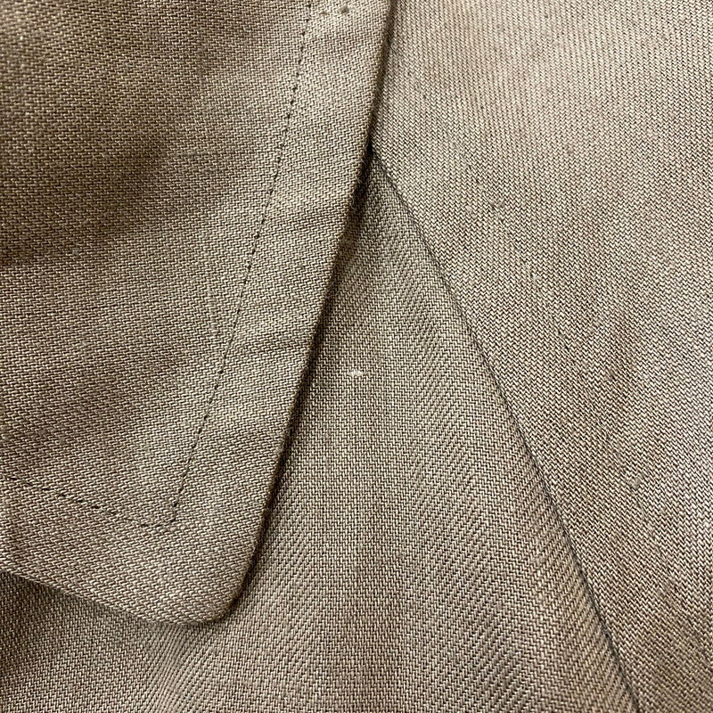 【中古品】【メンズ】 NICOLE ニコル LONG LINEN COAT ロング リネンコート ライトアウター MITSUHIRO MATSUDA 140-260418-ks-11-tei サイズ：表記サイズ無し カラー：ブラウン 万代Net店