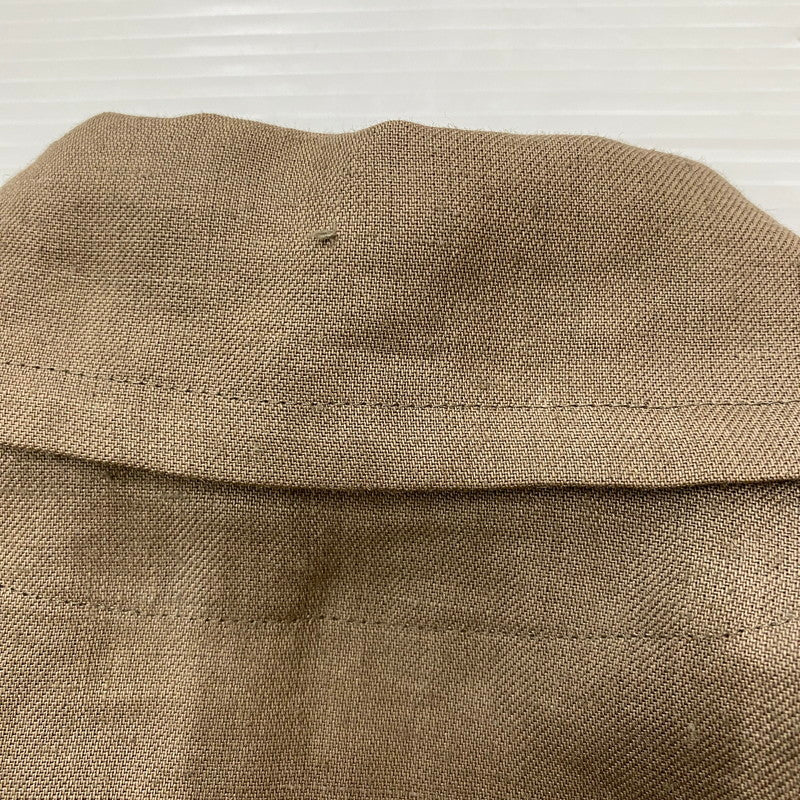 【中古品】【メンズ】 NICOLE ニコル LONG LINEN COAT ロング リネンコート ライトアウター MITSUHIRO MATSUDA 140-260418-ks-11-tei サイズ：表記サイズ無し カラー：ブラウン 万代Net店