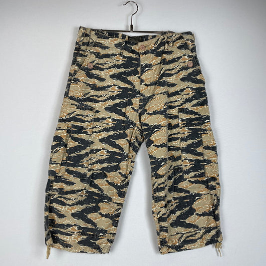 【中古品】【メンズ】 STUSSY ステューシー 90's TIGER CAMO CARGO PANT 90年代 タイガー カモ カーゴパンツ ボトムス 153-260418-ko-18-tei サイズ：32 カラー：ベージュ 万代Net店
