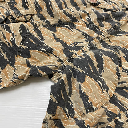 【中古品】【メンズ】 STUSSY ステューシー 90's TIGER CAMO CARGO PANT 90年代 タイガー カモ カーゴパンツ ボトムス 153-260418-ko-18-tei サイズ：32 カラー：ベージュ 万代Net店