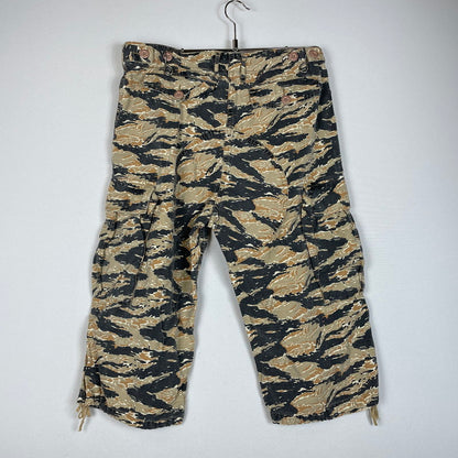 【中古品】【メンズ】 STUSSY ステューシー 90's TIGER CAMO CARGO PANT 90年代 タイガー カモ カーゴパンツ ボトムス 153-260418-ko-18-tei サイズ：32 カラー：ベージュ 万代Net店