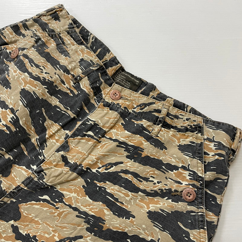 【中古品】【メンズ】 STUSSY ステューシー 90's TIGER CAMO CARGO PANT 90年代 タイガー カモ カーゴパンツ ボトムス 153-260418-ko-18-tei サイズ：32 カラー：ベージュ 万代Net店