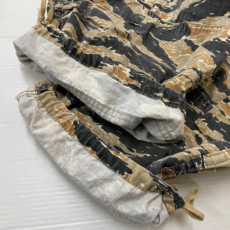 【中古品】【メンズ】 STUSSY ステューシー 90's TIGER CAMO CARGO PANT 90年代 タイガー カモ カーゴパンツ ボトムス 153-260418-ko-18-tei サイズ：32 カラー：ベージュ 万代Net店