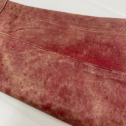 【現状渡し品】【メンズ】 BARASSI バラシ LAMB LEATHER JACKET ラム レザー ジャケット ライトアウター 147-260418-ks-13-tei サイズ：48 カラー：レッド 万代Net店