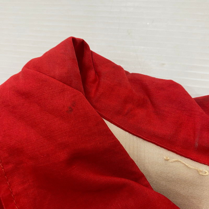 【中古品】【メンズ】 USED CHULAI VIETNAM JACKET チュライ ベトナムジャケット ライトアウター 145-260418-ks-14-tei サイズ：表記サイズ無し カラー：レッド　※ジップYKK(後付け 万代Net店